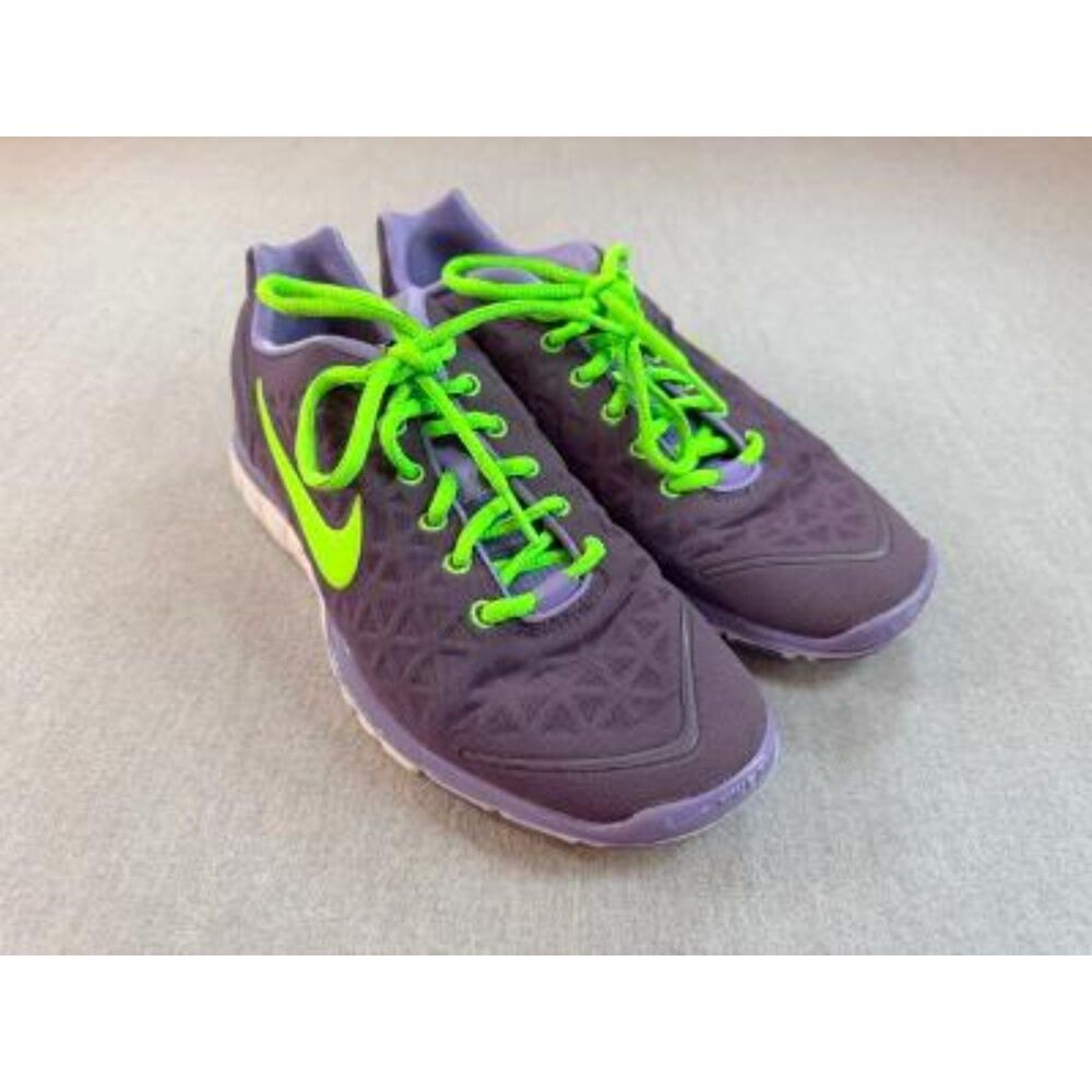 Nike Free Fit 2 Running Shoes Women's Size 9 Purple Low Top Athletic Sneakers